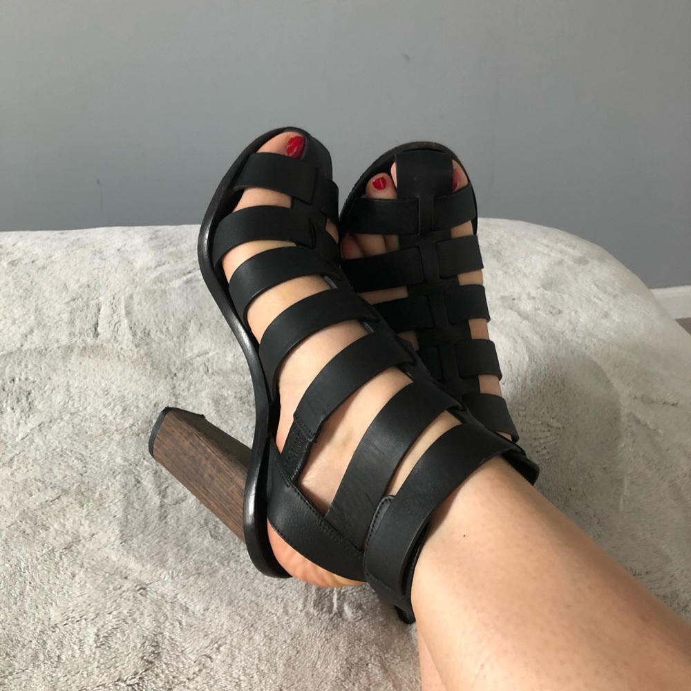 High heeled gladiator sandal